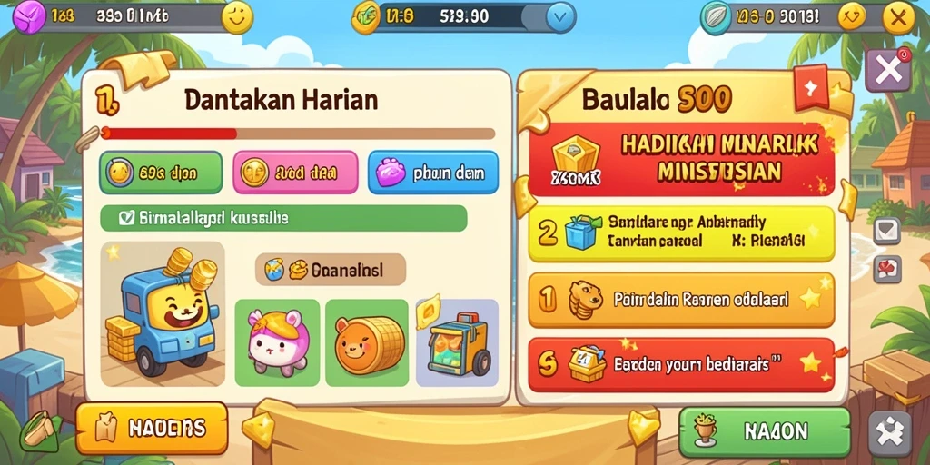 Level-level yang penuh dengan tantangan menarik.
