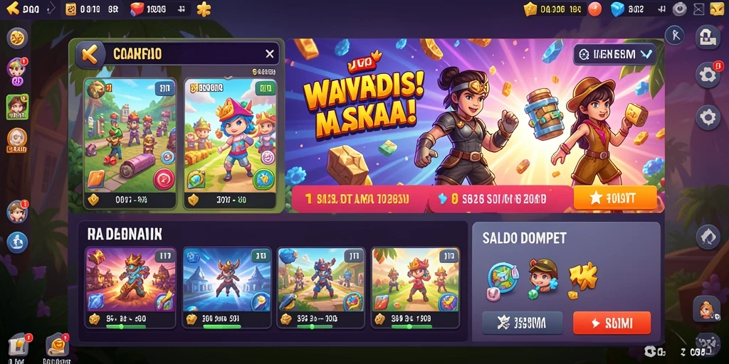 Fitur multiplayer untuk bersaing dengan teman-teman.